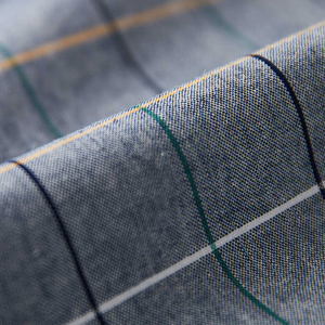 Chemises habillées en coton pour hommes Chemise formelle solide à manches longues extensible sans plis Chemises boutonnées décontractées d'affaires - Product Image 6