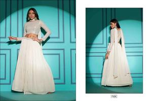 Últimos Diseños Modernos Tradicionales Indios, Lehenga Choli de Georgette con Bordado para Festivales y Fiestas - Product Image 5