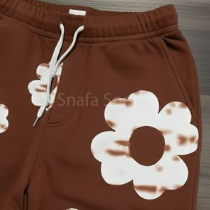 Ensemble de survêtement décontracté en denim déchiré pour homme, 2 pièces, sweat-shirt à capuche et pantalon de survêtement, vêtements de rue d'hiver - Product Image 6