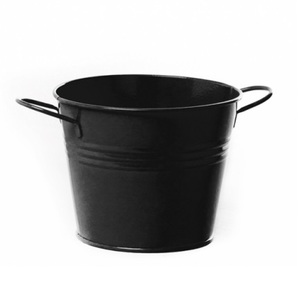 Seau en métal classique avec poignée latérale couleur rouge pour décoration de jardin intérieur jardinière seaux de seau multi-usages - Product Image 5