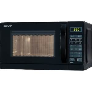 Microondas Negro de 800W con Capacidad de 20 Litros y Función de Grill, Modelo R 642BKW - Product Image 1