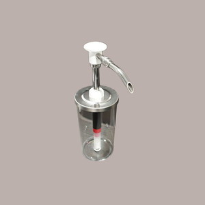 Dispensador de salsa de plexiglás de acero inoxidable de 950ml con pico - Product Image 1