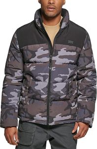 Men's High Street Winter Puffer Jacket Stand Collar Breathable Eco-Friendly Polyester Waterproof Hooded Full <b>Zip</b> Front - Product Image 4