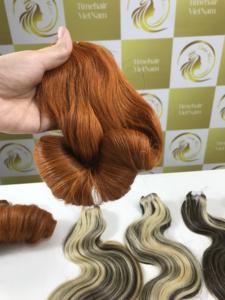 Extensions de cheveux vierges vietnamiennes de qualité supérieure, couleur tendance, mèches de cheveux ondulés, 14 pouces, cuticules alignées, grand stock, best-seller - Product Image 4