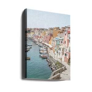 Procida Island Canvas <b>with</b> Digital <b>Printing</b> Customizable Support Base - Product Image 4