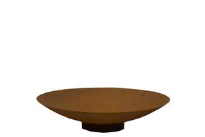 Modern Steel <b>Fire</b> <b>Pits</b> Natural Gas Freestanding 9999 BTU Backyard Warmth Artisan Crafted Patio Decoration Outdoor Hospitality - Product Image 3