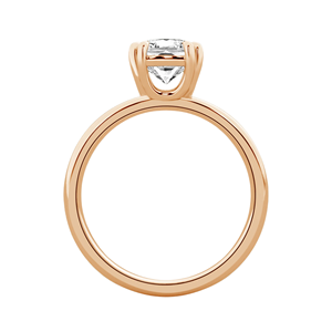 Anillo Serenity Cushion con Diamante Solitario y Aro Dividido, Plata de Ley 925, Oro Vermeil de 14 Quilates, 2.00 Quilates, Diamante Natural, Joyería Fina para Mujer - Product Image 3