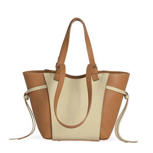 Borsa a Tracolla Morbida e Borsetta in Vera Pelle Dollaro - Made in Italy - Art. 26112 - Product Image 1