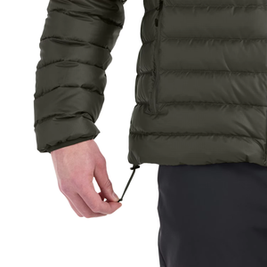 High Quality Men's Winter Jacket Stylish Lightweight Canvas <b>Fabric</b> Customizable Zipper Windproof Stand Collar Breathable Outdoor - Product Image 3