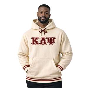Sweat à capuche en chenille Kappa Alpha Psi Fraternity, taille réelle, polaire de qualité supérieure, broderie de lettres grecques, vêtement classique - Product Image 1