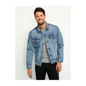Chaquetas Vaqueras de Hombre de Alta Calidad Estilo Vintage 2026, Nueva Moda Casual con Cuello Alto y Capucha, Venta al Por Mayor en Línea, Otoño - Product Image 1