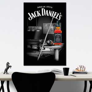 Affiche de la catégorie de produits Jack Daniel's - Affiche élégante d'une scène de piscine - Product Image 3