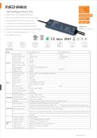 Alimentation LED IP67 étanche GF haut de gamme, dimmable Triac 5-en-1, haute efficacité 12V/24V 60W 100W 200W 300W pour éclairage