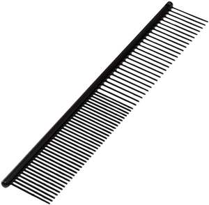 Pet Supplies Greyhound Comb <b>for</b> <b>Dogs</b>\\Professional Comfortable Grip Handle Stainless Steel Combs. - Product Image 1