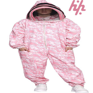 Robe d'abeille professionnelle avec voile facile-Robe d'abeille en coton épais pour femmes rose L Fabriqué par Huzaifa Products. (PayPal vérifié) - Product Image 1