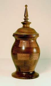 Decorative <b>Wooden</b> Cremation <b>Urn</b> <b>For</b> Adult <b>Ashes</b> With Classic Traditional Finish <b>For</b> Memorial Place - Product Image 4