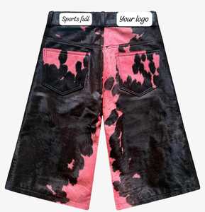 Veste coupe-vent en cuir de vachette évasée 2026, nouvelle collection, doublure en nylon tissé respirant, couleur rose personnalisée, fabriquée par Unbridleds Industry - Product Image 1