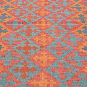 Tapis Kilim en laine pure tissé à la main, grand format, motif géométrique moderne, rembourré, adapté aux animaux domestiques, antidérapant, décoration intérieure, prière - Product Image 3