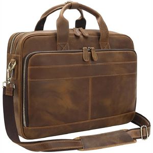 Nuevo bolso de oficina de cuero genuino para hombre de calidad profesional 2025, bolsos de cuero con logotipo personalizado OEM de cuero de negocios de alta calidad - Product Image 1