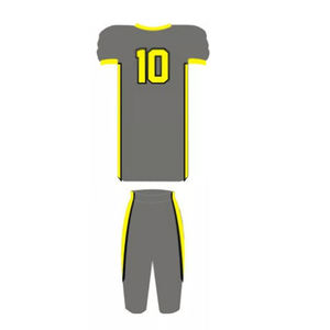 Ensemble d'uniformes de football unis à manches courtes pour hommes Hauts de football américain Maillot de football américain - Product Image 5