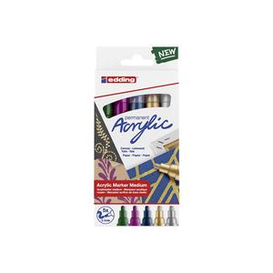 ชุดปากกาอะคริลิค Festli 5er รุ่น 5100 โดย Edding Art Markers - Product Image 1