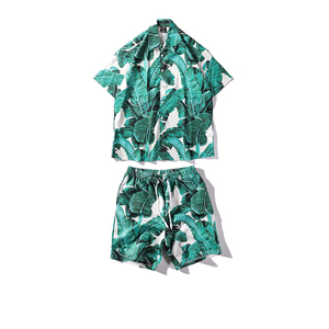 Ensemble deux pièces style hawaïen pour homme, vêtements courts, bonne conception, xs, chemise et short, été, 2022 - Product Image 2