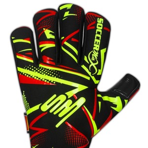 Gants de gardien de but à sangle de poignet réglable à isolation thermique avec doigts entiers en tricot de Latex PU pour l'entraînement au football et le shopping - Product Image 2