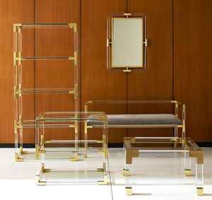 Lit en fer forgé/lit en cristal Transparent acrylique Design de luxe/cadre de lit transparent en acrylique design moderne lit Transparent en acrylique - Product Image 4