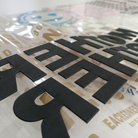 Logo personnalisé en silicone multicolore, lettres en caoutchouc 3D, impression par transfert PVC, patch logo de marque, étiquette de fabricant en tissu, lavable