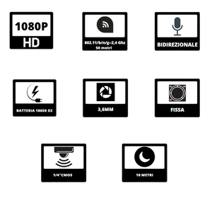 1080P Wi-Fi ngoài trời proxe Pin máy ảnh Mạng Loại sản phẩm - Product Image 3