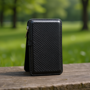 Funda de cuero con tapa abatible en negro carbón para HTC Incredible - Product Image 3
