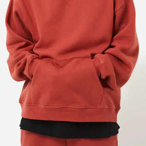 Sudaderas con capucha cálidas de invierno para hombres con forro interior esponjoso, diseño de hombro caído y ajuste cómodo y relajado para días fríos - Product Image 6