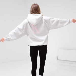 Sudadera con Capucha de Invierno de Algodón Grueso Personalizada con Logotipo en Relieve, Mangas Murciélago, Talla Grande, Sudadera de Alta Calidad para Mujer - Product Image 6