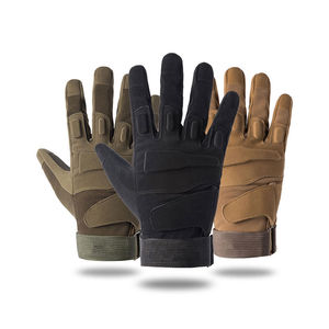 2025 nouveau Style conception personnalisée gants tactiques en cuir Protection des mains pour une utilisation en plein air en gros - Product Image 1
