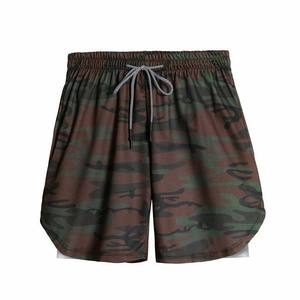 Men Sport Shorts Top Quality Full Sublimation Printed Design Customized Summer Loose Fit <b>Drawstring</b> High Street Style Men Shorts - Product Image 4