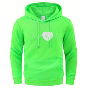 เสื้อฮู้ดพิมพ์ลายสกรีนสำหรับผู้ชายน้ำหนักเบามีฮู้ดผ้าคอตตอนพิมพ์ลาย - Product Image 6