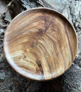 Placas de cargador de madera de acacia hechas a mano más vendidas, diseño Popular de forma redonda para bodas, juegos de platos sostenibles de glowin fashion - Product Image 2