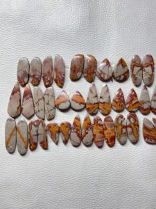 AAA Grado Noreena Jasper Cabochon Piedras preciosas naturales verdes sueltas de ágata de forma mixta para la fabricación de joyas - Product Image 3