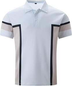Wholesale <b>High</b> Quality Custom Design Plain Mesh Polo <b>Shirt</b> For <b>Men</b> Short Sleeve <b>Men</b> Quick Dry Breathable Blank Polo <b>Shirt</b> - Product Image 5