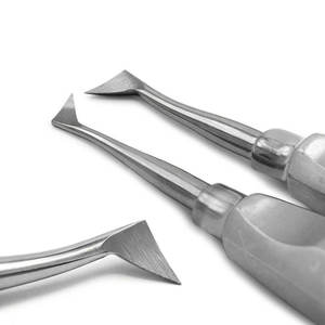 Ensemble de 3 ascenseurs à extraction droite dentaires élévateur à gouge à pointe radiculaire dans un ascenseur dentaire en acier inoxydable de 2mm 3mm 4mm - Product Image 2