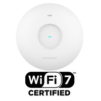 Point d'accès sans fil d'entreprise Grandstream GWN7672 WiFi 7 Tri-Band BE11000 2x5GbE PoE+ MU-MIMO pour intérieur