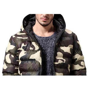 Manteaux rembourrés confortables de couleur unie veste à bulles avec logo personnalisé pour l'hiver pas cher prix épais chaud vêtements pour hommes personnalisé OEM - Product Image 4