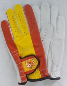 Gants de golf en cuir sur mesure de qualité supérieure, nouveau design, impression de logo personnalisé pour hommes - Product Image 4