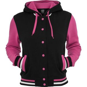 Unisex Customized Hooded <b>Baseball</b> Varsity <b>Jacket</b> <b>for</b> <b>Men</b> High Street Style Single Button Closure Design Wholesale Prices - Product Image 3