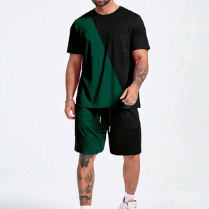 Conjunto de Camiseta y Pantalones Cortos Deportivos Elásticos y Ligeros para Hombre, para Entrenamiento en Gimnasio, Deportes al Aire Libre, Viajes y Movimiento Diario - Product Image 4