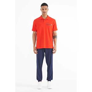 Camiseta Polo Tommylife para Hombre, Color Azul Marino, con Estampado de Letras, Corte Estándar - 88236 - FIESTA - Product Image 4