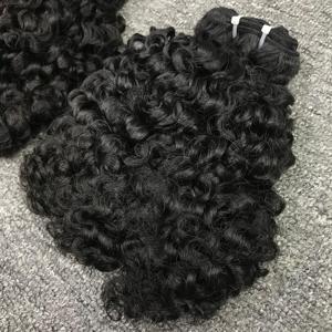 Superventas 1B Color birmano rizado 100% vietnamita virgen extensiones de cabello crudo máquina doble trama 100g paquete - Product Image 6