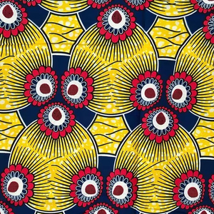 100% Polyester cire imprimé tissu Style africain finition royale pour filles robes jupes tenue décontracté mariages garçon vêtements de sport - Product Image 1