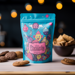 Tùy chỉnh in Nắp kéo dây kéo túi hạt kẹo Cookie Snack túi bao bì Nhựa đứng lên túi - Product Image 5