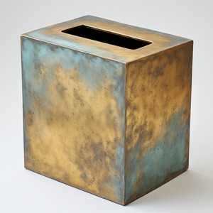 Boîte à mouchoirs en métal décorative classique avec couleur et taille personnalisables, fabriquée à la main pour des maisons élégantes, durable et fiable - Product Image 2